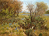 realistic prickly pear cactus oil painting by William Hagerman