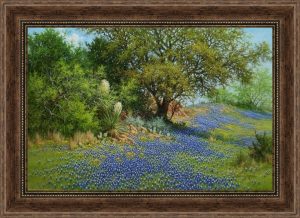 bluebonnet print giclee from an oil painting by William Hagerman