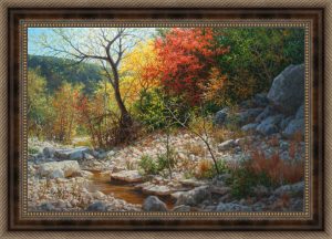 autumn giclee print texas scenery by artist William Hagerman