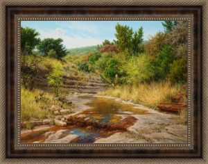 texas hill country stream giclee artwork by artist William Hagerman