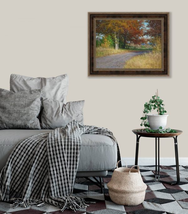 autumn landscape oil painting on wall by William Hagerman
