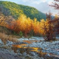 autumn landscape oil painting by William Hagerman
